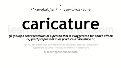 meaning of caricature|caricature spelling.